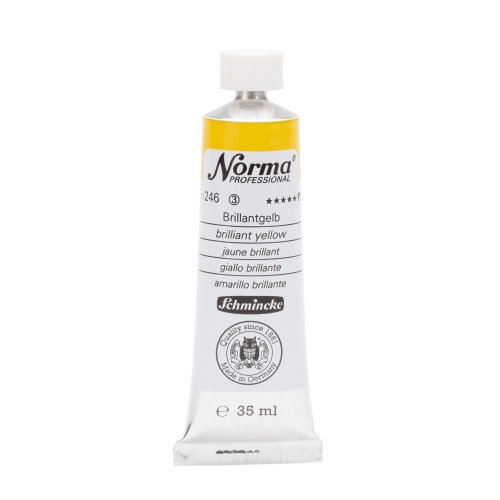 Norma oil color 35 ml, brilliant yellow (g.p. 1L=391,42€)